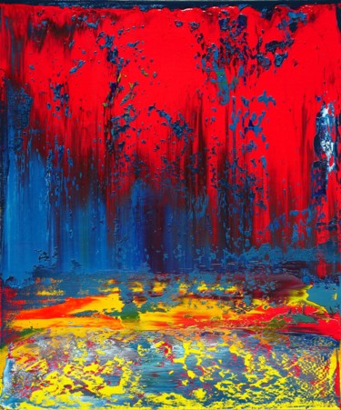 Painting titled "Bright abstraction…" by Shamanov Vadim, Original Artwork, Oil
