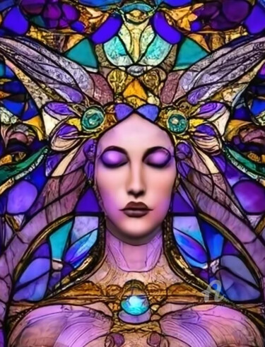 "Spiritual Woman" başlıklı Dijital Sanat Shar'S Art tarafından, Orijinal sanat, AI tarafından oluşturulan görüntü