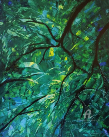 Peinture intitulée "Renewal" par Shar'S Art, Œuvre d'art originale, Acrylique Monté sur Châssis en bois