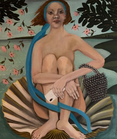 Peinture intitulée "My Venus" par Sharon Champion, Œuvre d'art originale, Acrylique Monté sur Châssis en bois