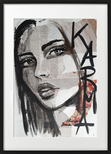 제목이 "KARMA 1"인 미술작품 Shirin Donia로, 원작, 아크릴