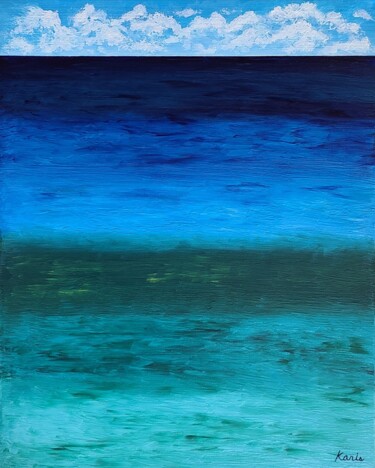 Painting titled "ocean alive6" by So Hyon Kim, Original Artwork, Acrylic