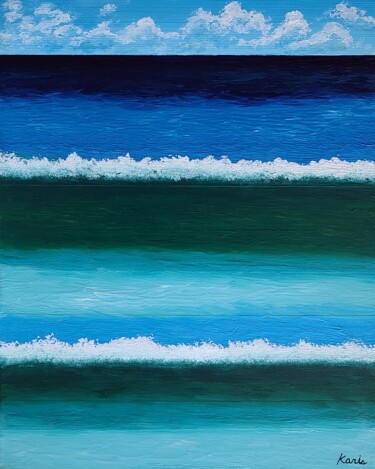 Peinture intitulée "ocean alive5" par So Hyon Kim, Œuvre d'art originale, Acrylique