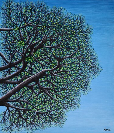 Schilderij getiteld "like trees12" door So Hyon Kim, Origineel Kunstwerk, Acryl