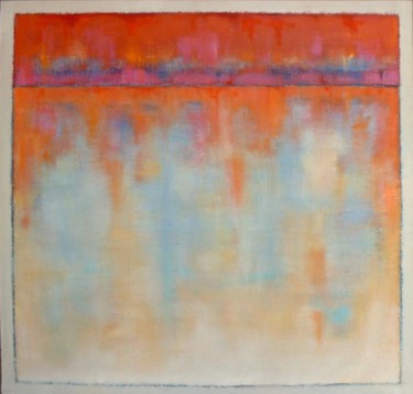 Schilderij getiteld "Sunset on Cote d'Az…" door Sibilla Bjarnason, Origineel Kunstwerk