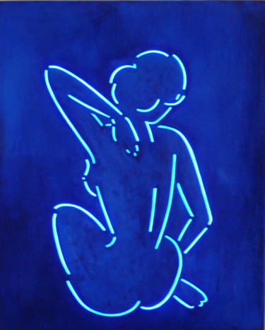 "D'aprés Matisse 2" başlıklı Kolaj Sibilla Bjarnason tarafından, Orijinal sanat, Diğer Plastik cam üzerine monte edilmiş
