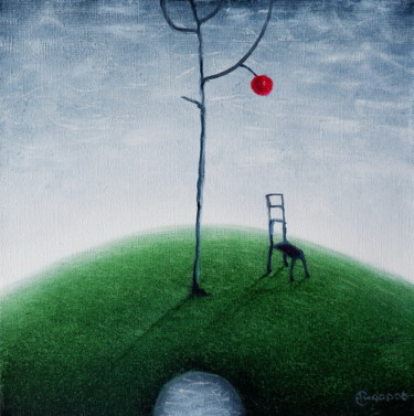 Peinture intitulée "Waiting for your Ne…" par Oleg Sidorov, Œuvre d'art originale, Huile