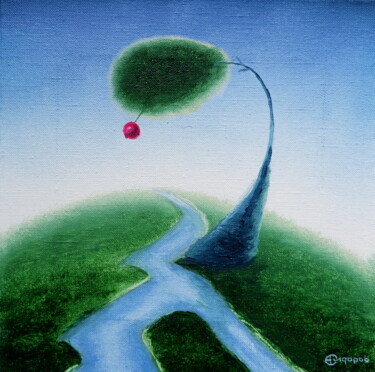 Peinture intitulée "Два пути" par Oleg Sidorov, Œuvre d'art originale, Huile