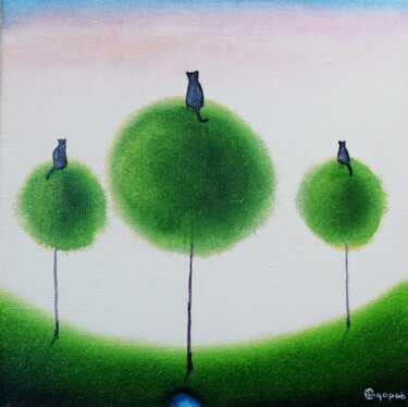 Malerei mit dem Titel "3" von Oleg Sidorov, Original-Kunstwerk, Öl