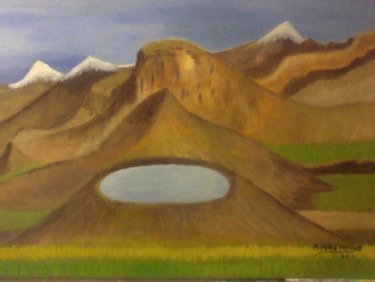 Pintura titulada "Montañas de Asia" por Silo, Obra de arte original, Otro