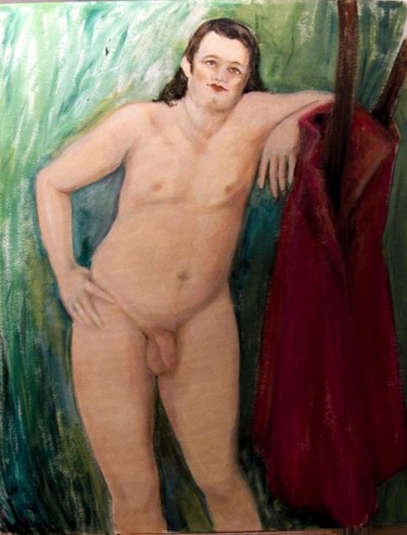 Pittura intitolato "Bacco" da Silvia Benfenati, Opera d'arte originale, Olio