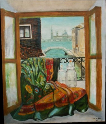 Peinture intitulée "Venise" par Sim13, Œuvre d'art originale