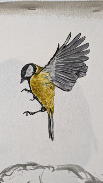 "Oiseau" başlıklı Tablo Simon Algayon tarafından, Orijinal sanat, Akrilik
