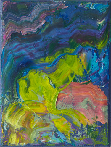 Картина под названием "Colourscape 23" - Simon Findlay, Подлинное произведение искусства, Масло