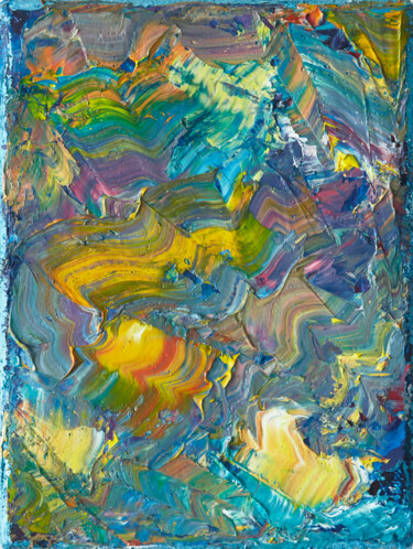 Peinture intitulée "Colourscape 14" par Simon Findlay, Œuvre d'art originale, Huile