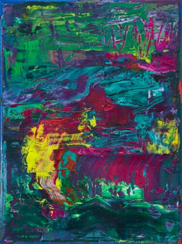 Malerei mit dem Titel "Colourscape 66" von Simon Findlay, Original-Kunstwerk, Öl
