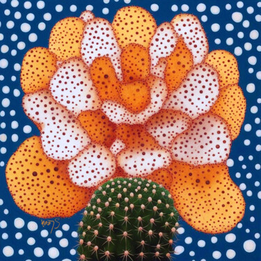 数字艺术 标题为“cactus sex サボテン” 由Simon Levin, 原创艺术品, 数字油画