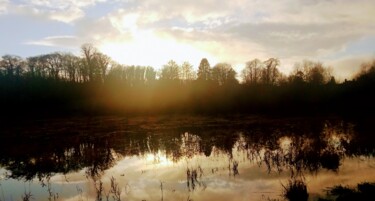 Photographie intitulée "December sky." par Simon Ralfe, Œuvre d'art originale, Photographie numérique