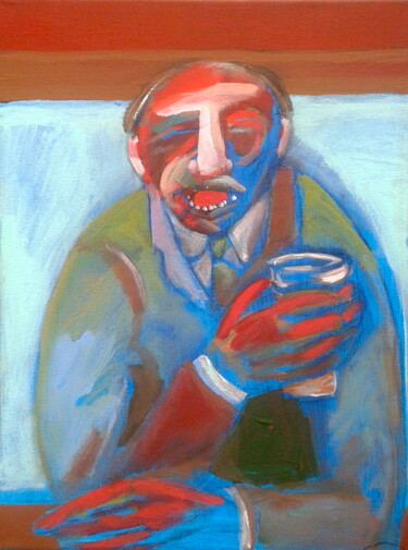 Painting titled "drunk" by Simon Taylor, Original Artwork