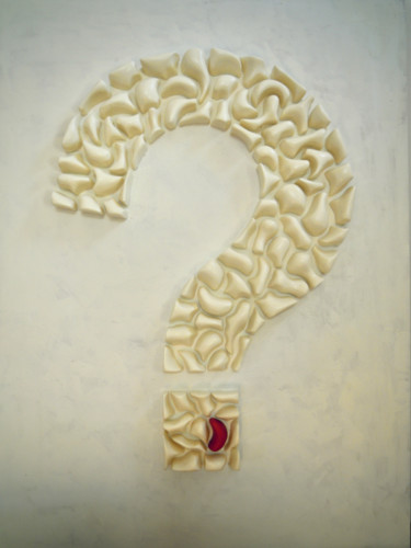 Skulptur mit dem Titel "Why different ?" von Simone Parri, Original-Kunstwerk, Holz