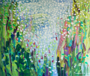 Schilderij getiteld "Spring Day" door Simonida Djordjevic, Origineel Kunstwerk, Acryl