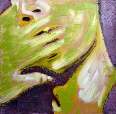 Картина под названием "Le fumeur enivré" - Maria Iacuzzi (SIMPLE ART), Подлинное произведение искусства, Масло