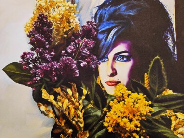 Digital Arts titled "Homage to Amy Wineh…" by Sigrun Neumann (Sineu), Original Artwork, Watercolor