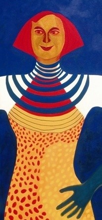 Pintura titulada "DART ART ... pharao…" por Sigrun Neumann (Sineu), Obra de arte original, Acrílico