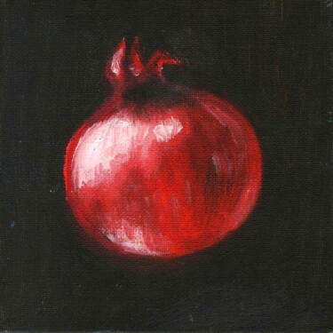 Картина под названием "Гранат" - Сира Оганесян, Подлинное произведение искусства, Масло