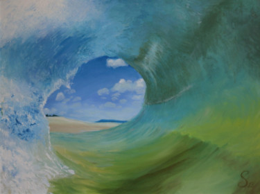 Картина под названием "Roll 2" - Константин Сиятский, Подлинное произведение искусства, Масло Установлен на Деревянная рама…