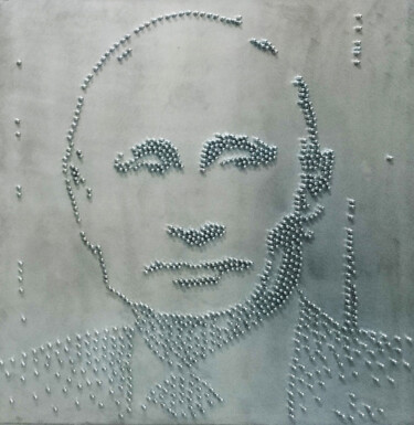 雕塑 标题为“V V P” 由Sergey Sklyarov (Sklyar), 原创艺术品, 金属 安装在木板上