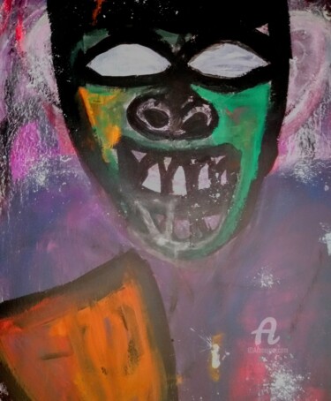 Painting titled "Laugh-Funny" by Skylor Timeless, Original Artwork, Acrylic