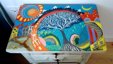 Design intitulée "The tree of Life. B…" par Irina Ibragimova, Œuvre d'art originale, Meuble