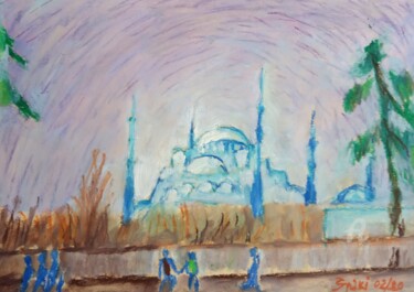 绘画 标题为“Konstantinopolis 02…” 由Slobodan Spasojevic (Spaki), 原创艺术品, 油