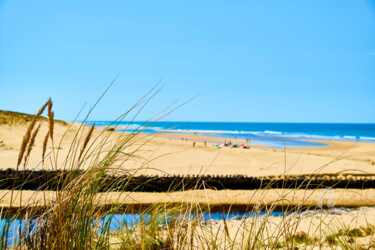 Photographie intitulée "Contis Plage N-1" par Smockingart, Œuvre d'art originale, Photographie manipulée