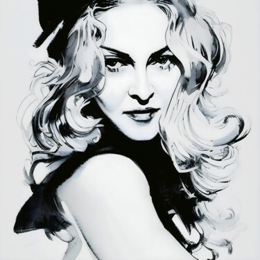Arte digital titulada "Madonna" por Sobalvarro, Obra de arte original, Imagen generada por IA