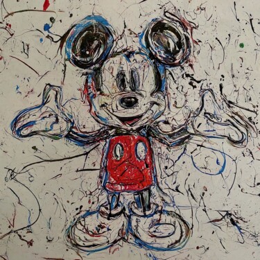 Digitale Kunst getiteld "Mickey Mouse" door Sobalvarro, Origineel Kunstwerk, AI gegenereerde afbeelding