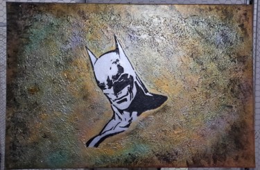 Peinture intitulée "Batman" par Sobo, Œuvre d'art originale, Acrylique