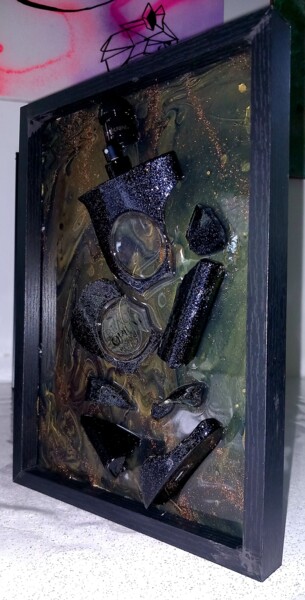 Diseño titulada "Cadre résine époxy" por Sobo, Obra de arte original, Mueble