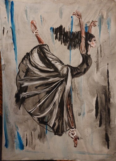 Peinture intitulée "Балет 6" par Sofia Ternoutskaia, Œuvre d'art originale, Acrylique