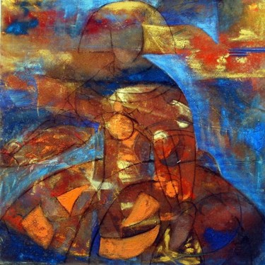 Painting titled "menina xx" by Soledad Fernandez, Original Artwork