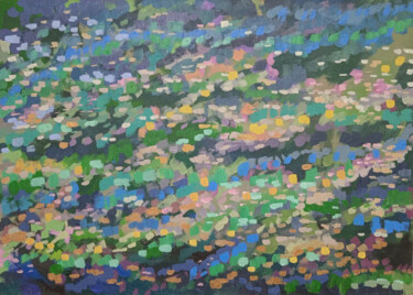 Painting titled "Pasture" by Solomon Tair Sharif (Air-T), Original Artwork, Acrylic