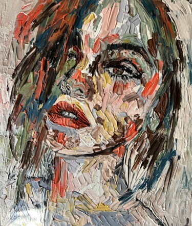 Malerei mit dem Titel "Primavera" von Sonia Bellezza, Original-Kunstwerk, Kreide