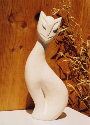 Rzeźba zatytułowany „CHARLY AU PARADIS…” autorstwa Sonia Mandel, Oryginalna praca, Kamień