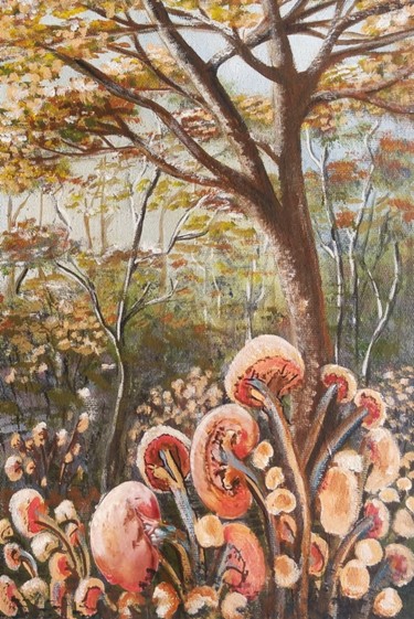 Painting titled ""Purificação II"" by Sonia Burgareli, Original Artwork