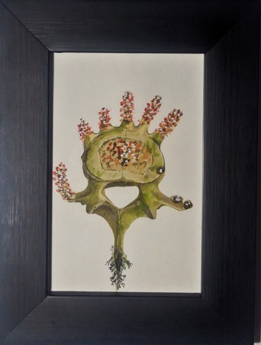 Painting titled ""Vertebralis Camafe…" by Sonia Burgareli, Original Artwork