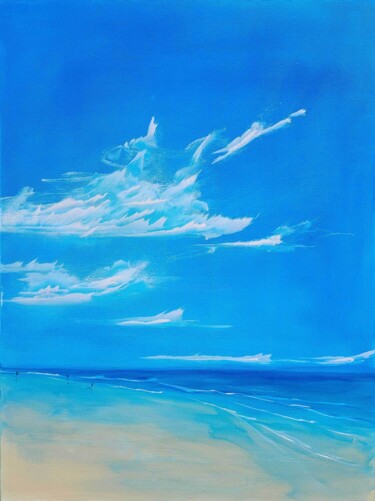 Pintura titulada "Morning sea" por Sophia Kühn, Obra de arte original, Acrílico