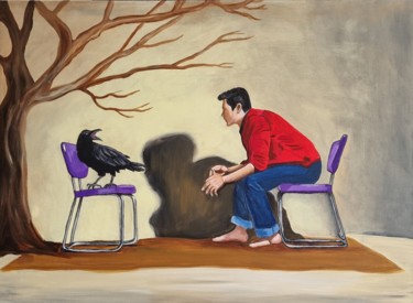 Pintura intitulada "Conversation 4" por Sophie Ackermann, Obras de arte originais, Acrílico