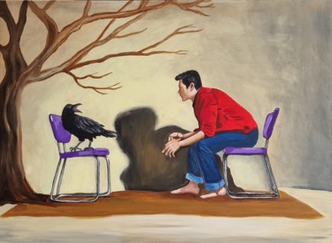 "Conversation 4" başlıklı Tablo Sophie Ackermann tarafından, Orijinal sanat, Akrilik