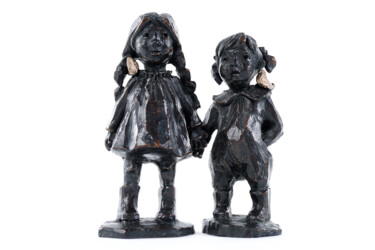 雕塑 标题为“Les 2 soeurs” 由Sophie Barut, 原创艺术品, 青铜